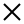 Close X symbol