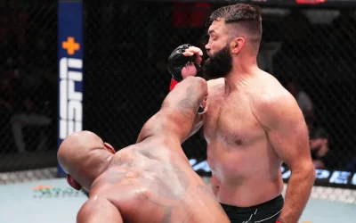 UFC Vegas 74 video: Don’Tale Mayes blasts Andrei Arlovski with brutal overhand right for knockout win