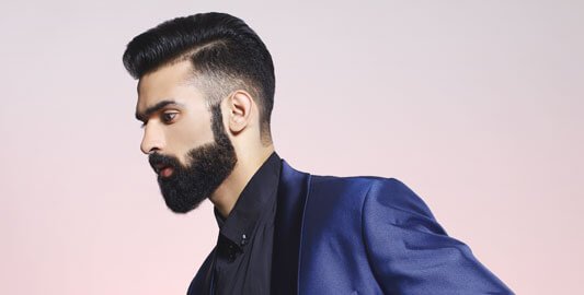 Haircut with Beard Style - Looks Salon