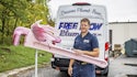 Plumber's Natural Exuberance Shows in his Business Marketing